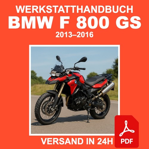 Werkstatthandbuch bmw 800 - f, gs