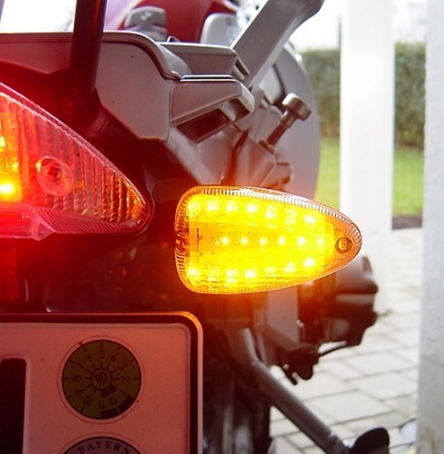 Weisse led blinker bmw 800 - weisse,