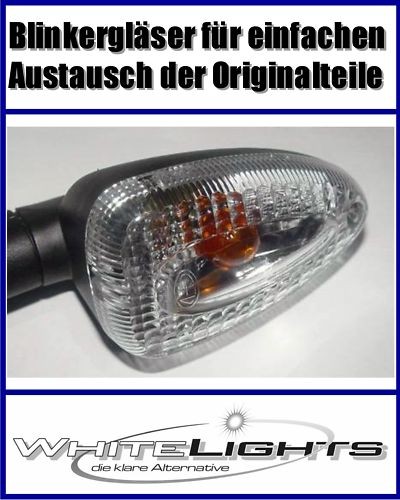 Weisse blinker gläser - weisse, f